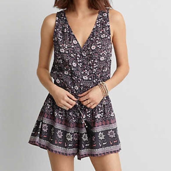 American Eagle Outfitters Dresses & Skirts - Floral Romper